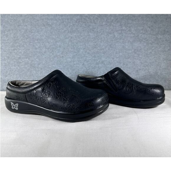 Alegria Shoes - Alegria Kayla Womens sz 37 (US 7/7.5) Prof. Work Mule Clog Leather Black